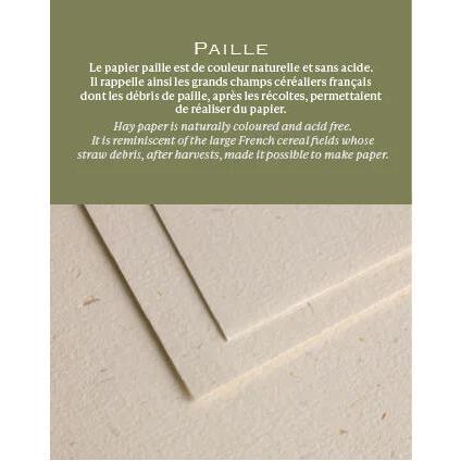 20 enveloppes DL (110x220mm) paille gommées - ivoire