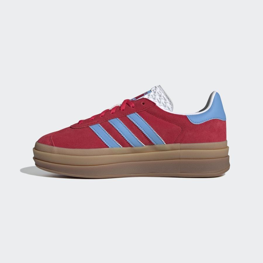 adidas Original Gazelle Bold Chaussures - Rouge/Bleu Femme