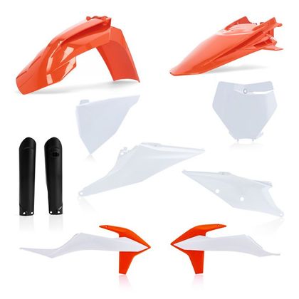Kit plastiques Acerbis FULL KIT ORIGINE 21 - Blanc / Orange