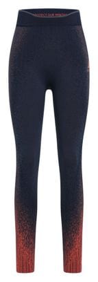 Collant Long Femme Odlo Blackcomb Bleu
