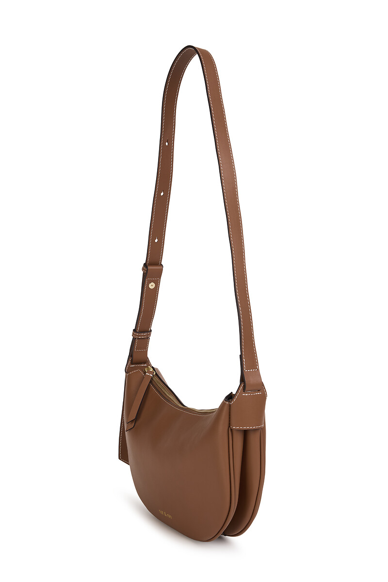 NAT & NIN<br>Bolsa de ombro em couro LUNE