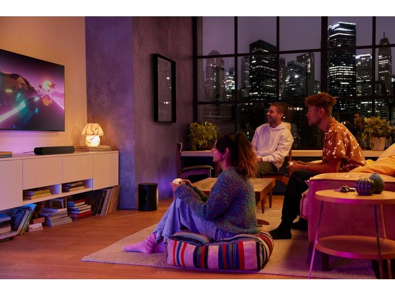 Sonos Smart Soundbar Beam Gen 2 Kit Sub Mini Schwarz Beeindruckende Soundbar für das gesamte Zuhause inklusive Subwoofer