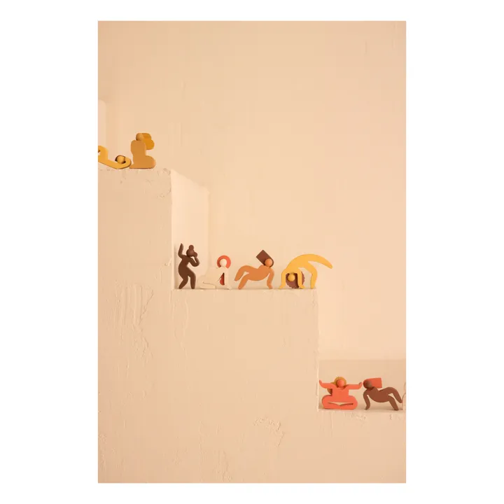 Babai Toys Figurines en bois - Women Moods