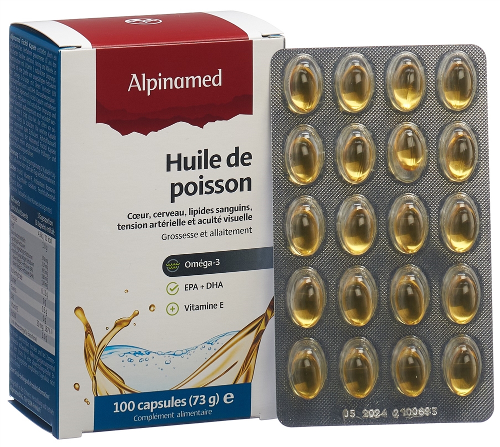 ALPINAMED Fischöl<br>100 Stück, Kapsel