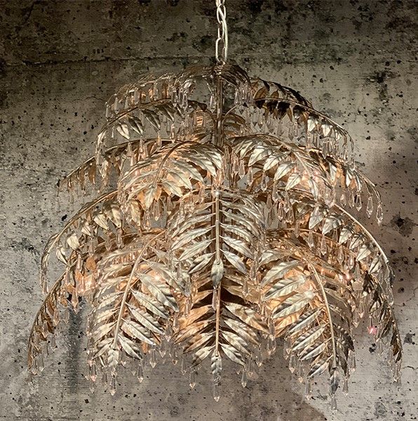 Hanglamp LB023/9 ambachtelijk zilver Bellagio  | Leclercq & BouwmanB70 x D70 cm