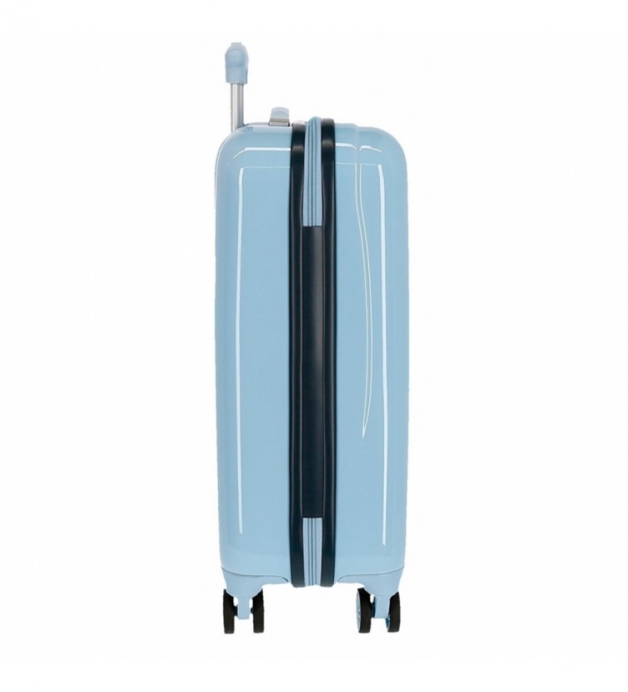 Mala de cabine Joumma Bags Nature is magical rgida 32L azul -34x55x20cm-