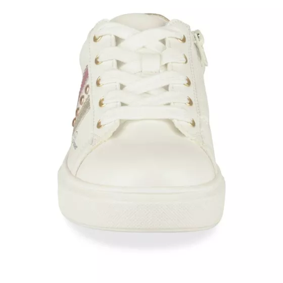 Baskets BLANC LOVELY SKULL