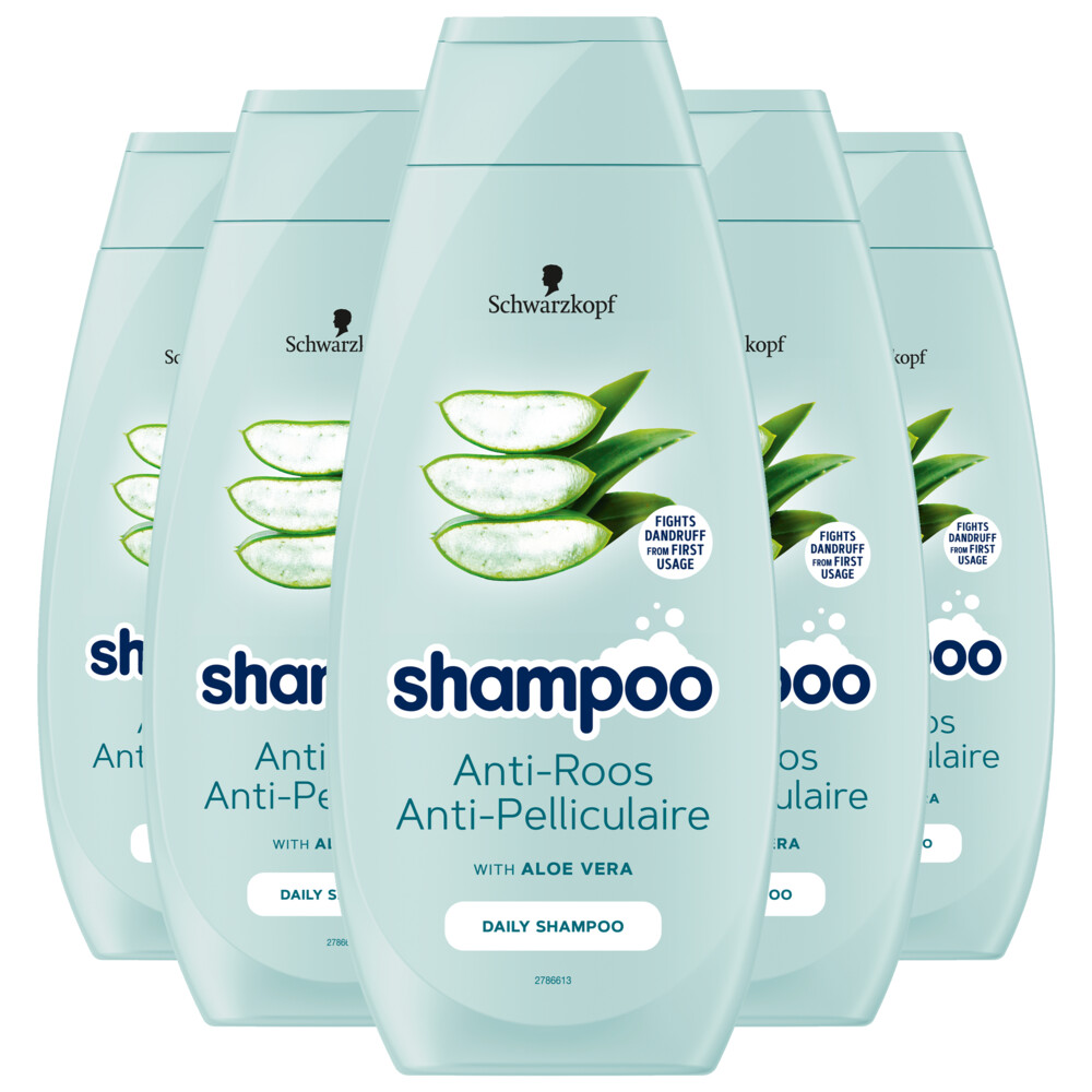 5x Schwarzkopf Anti-Roos Shampoo400 ml