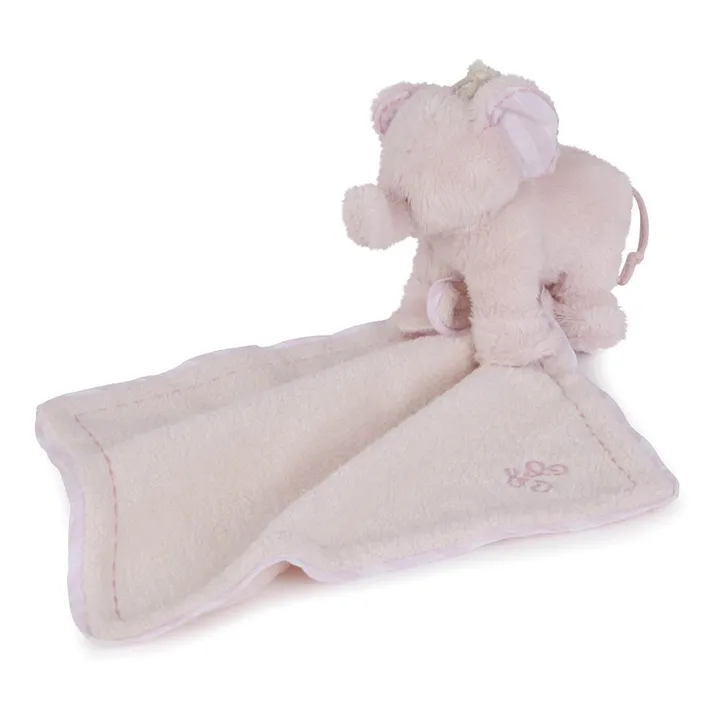Tartine et Chocolat Doudou Ferdinand l'éléphant | Rose pâle