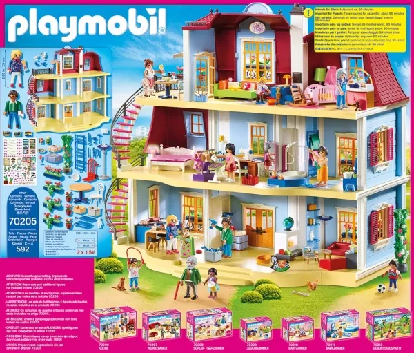 Playmobil Dollhouse 70205, Action/Eventyr, 4 År, AAA, Flerfarvet, Plast