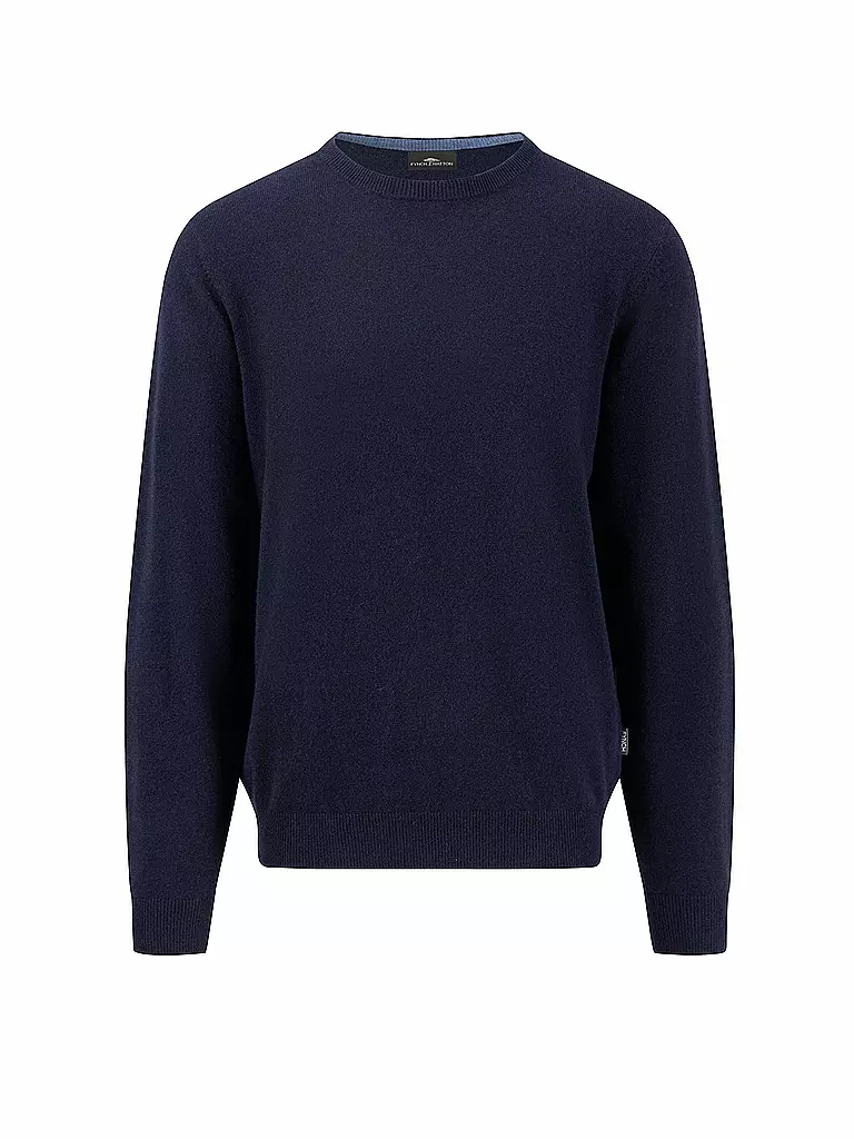 FYNCH HATTON Kaschmirpullover dunkelblau