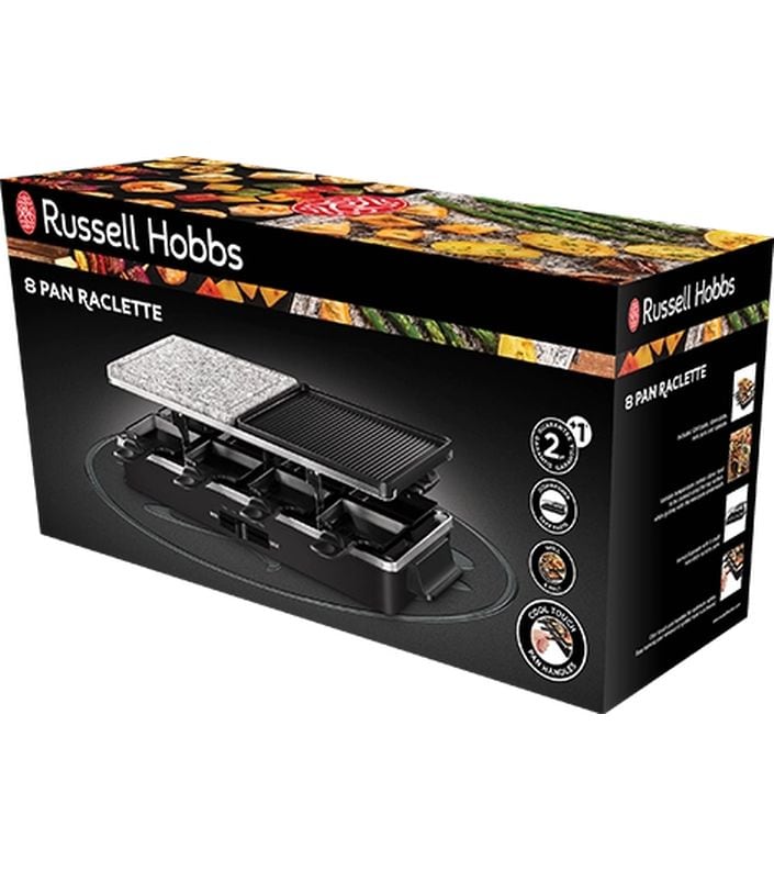 Russell Hobbs Multi Raclette 3 in 1 8 Personen Raclettegrill