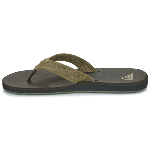 Quiksilver - CARVER SUEDE CORE - Kaki / Noir