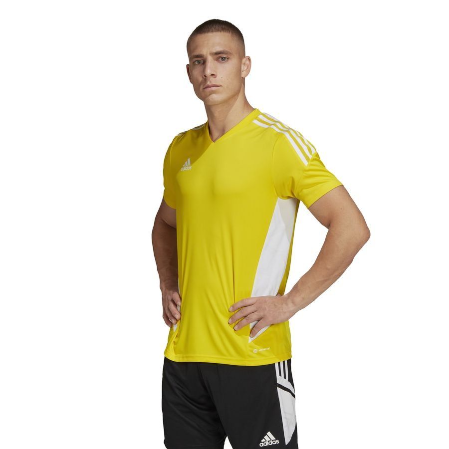 adidas T-shirt d'Entraînement Condivo 22 - Jaune/Blanc