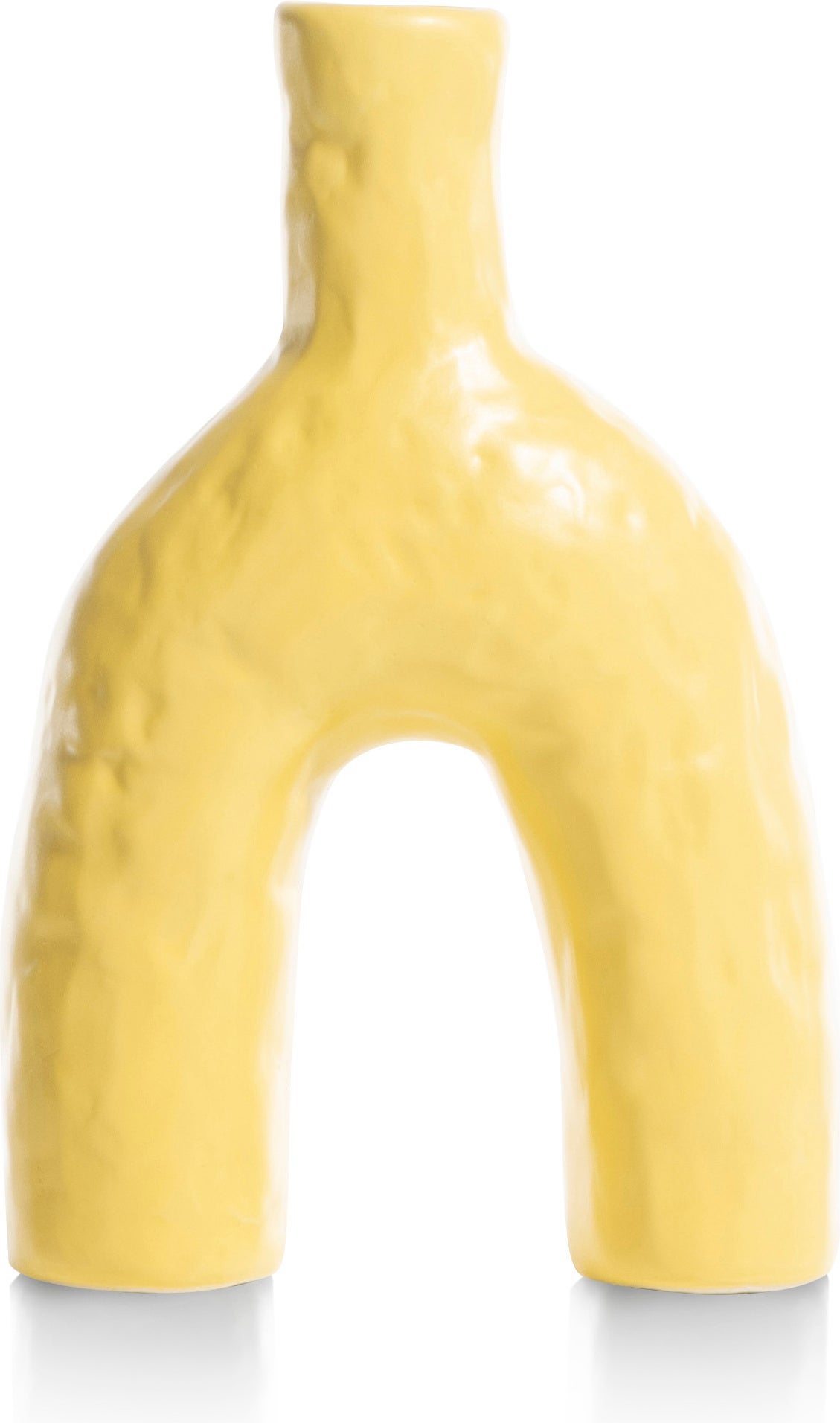 Coco Maison vaas Siri geel 17 x 7 x 24 cm