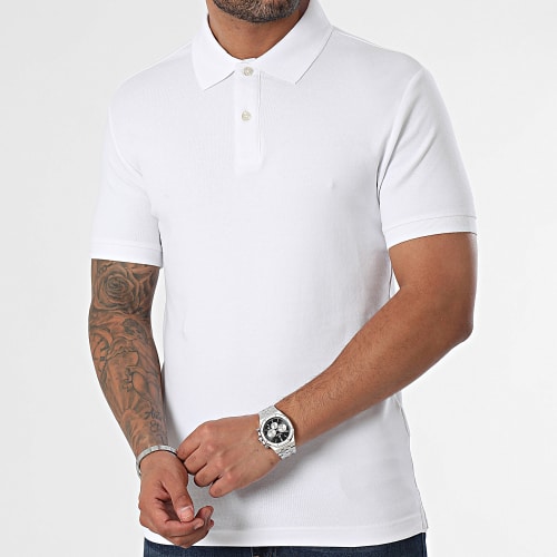 Polo Manches Courtes M4RP66-KBL51 Blanc