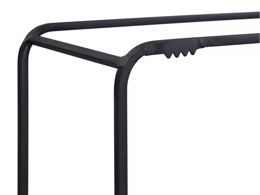 Etagère - 5 tablettes - Métal - Noir - ASUNTA