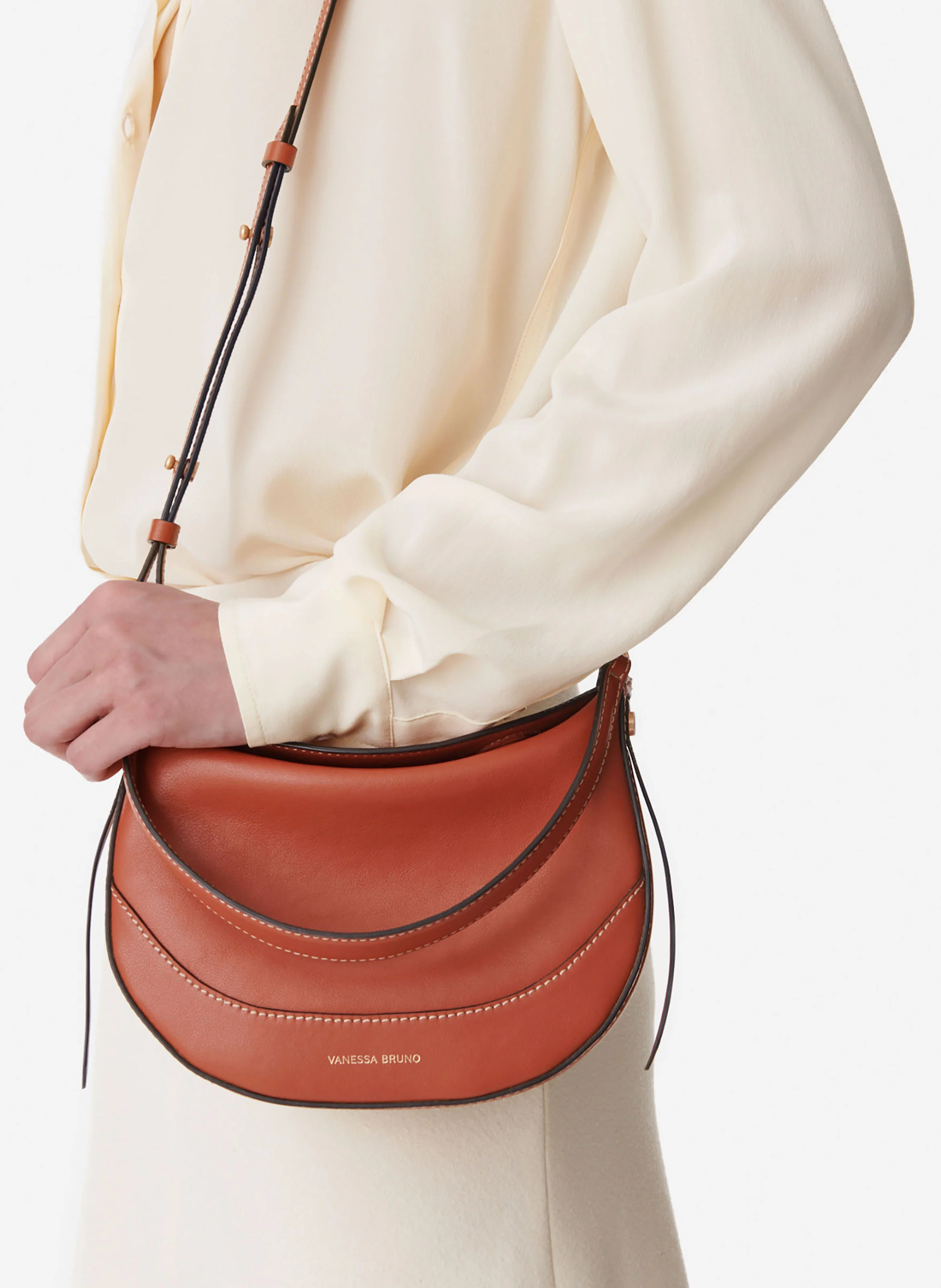 MINI DAILY - Sac épaule en cuir | Marron