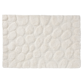 Sealskin badmat Pebbles 60x90 cm Ivoor
