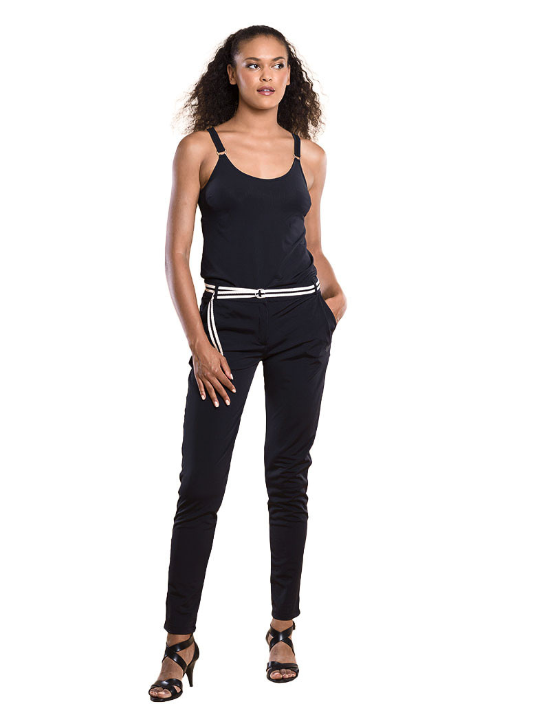 HBT BASICS ESSENTIELS - KRISTIANA PANTALON NOIR