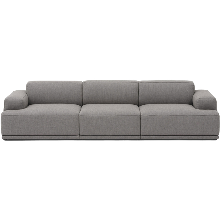 Muuto Connect Soft 3-zits bank configuratie 1 Re-wool 128