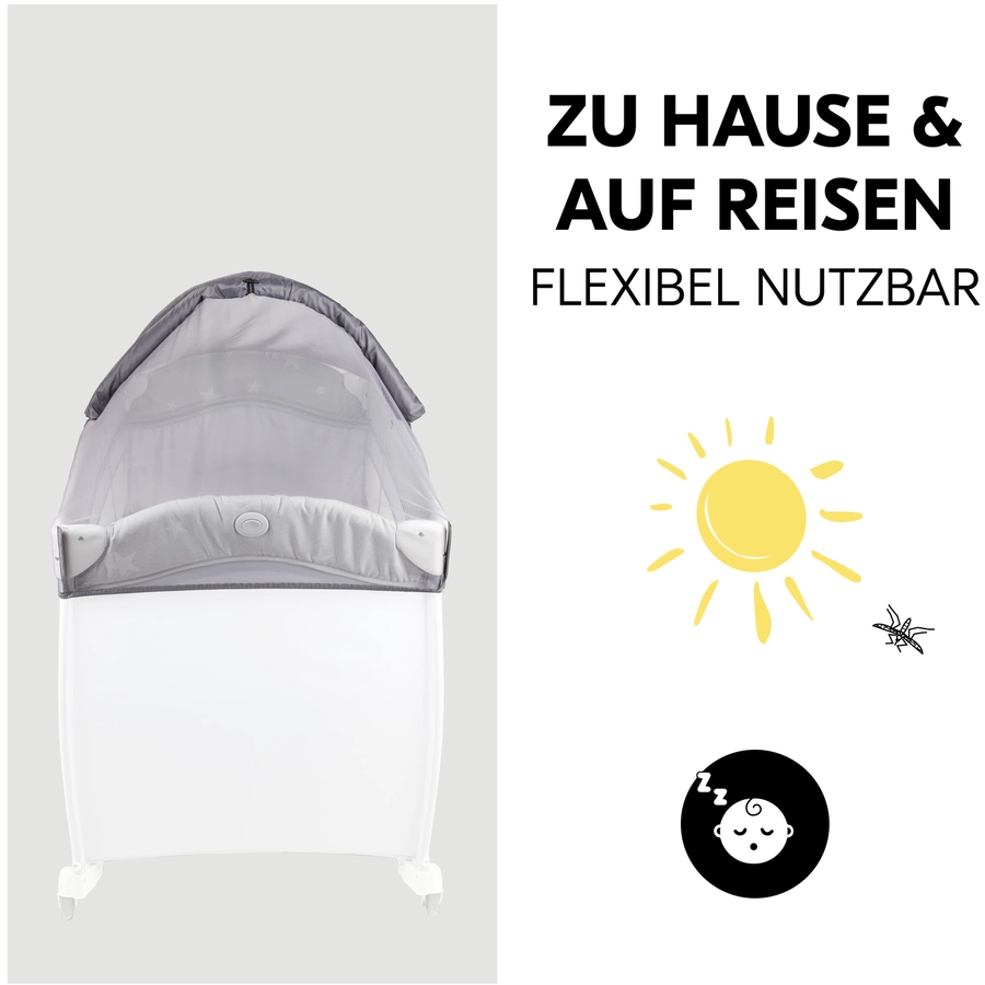 hauck Moskitonetz Travel Bed Canopy Grey