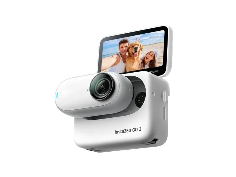 Insta360 Go 3 - Action-kamera - 2,7K / 30 fps - flash 32 GB - Bluetooth, Wi-Fi - undervands op til 5 m - hvid