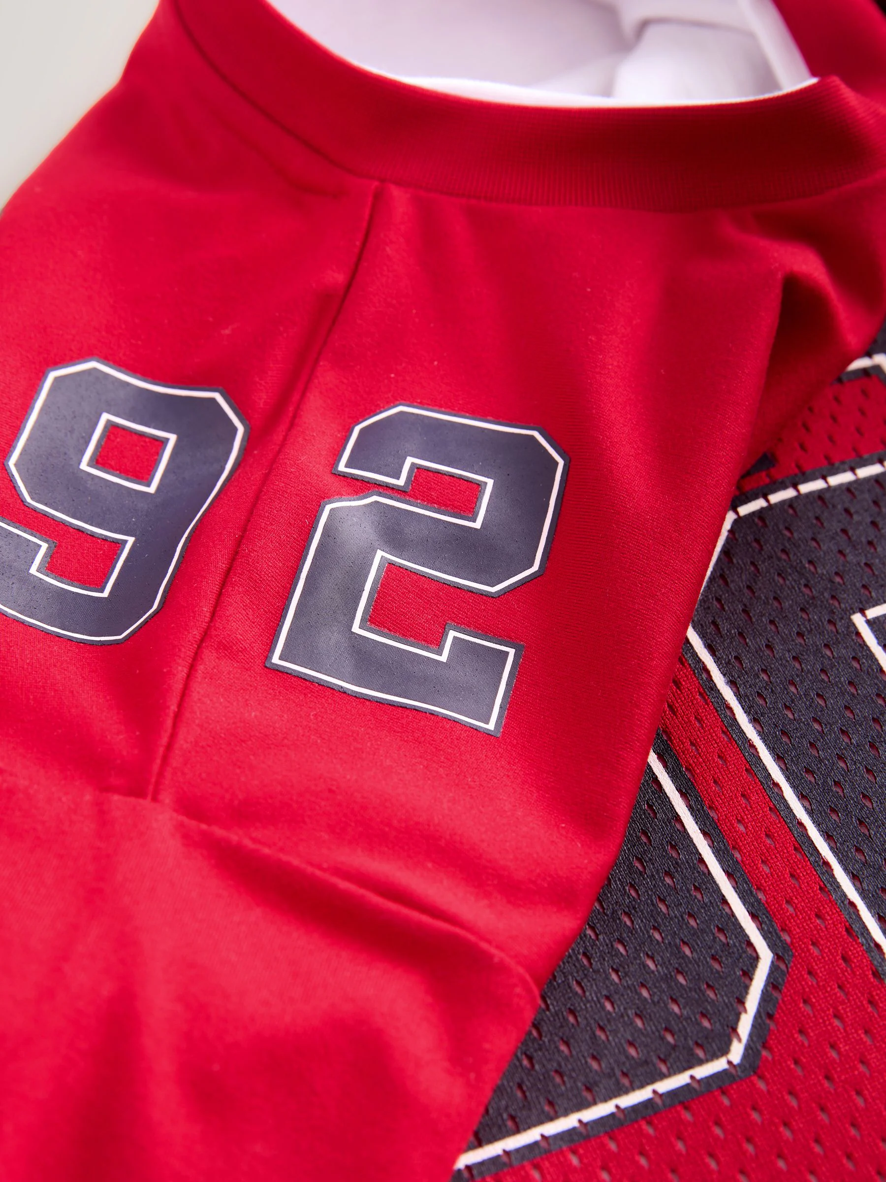 Rood - Varsity T-shirtset met korte en lange mouwen, 2 Pieces (3-16jr)