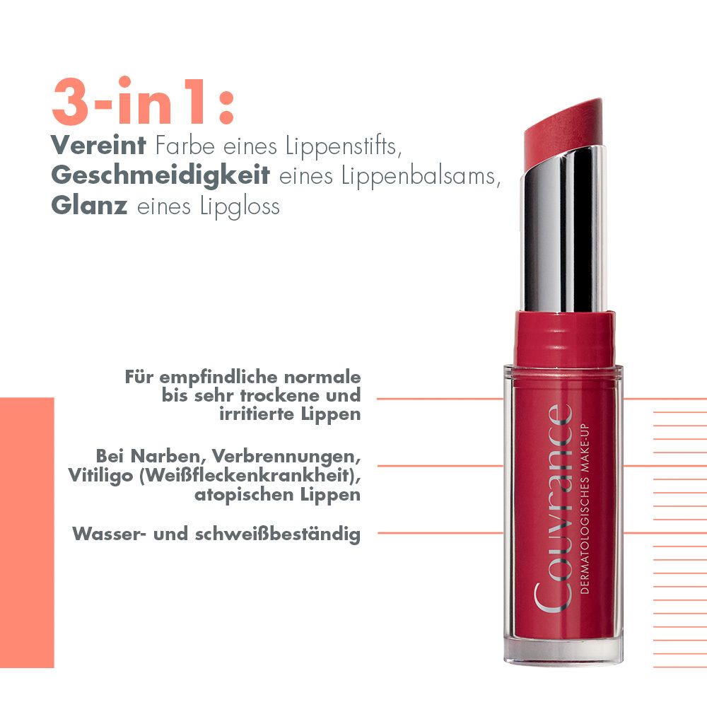 Avène Couvrance getönter Lippenbalsam pink velours mit UV-Schutz