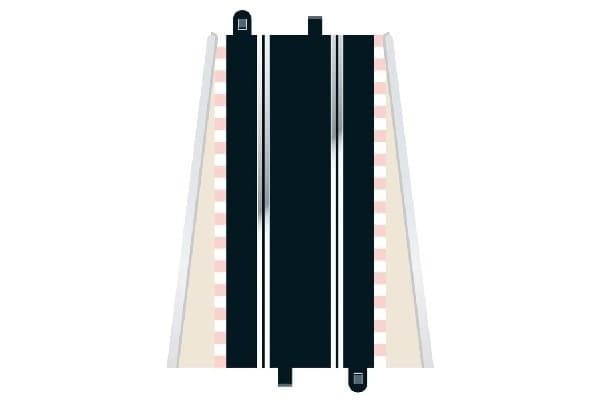 SCALEXTRIC Standard straight 350mm (2 per bag)