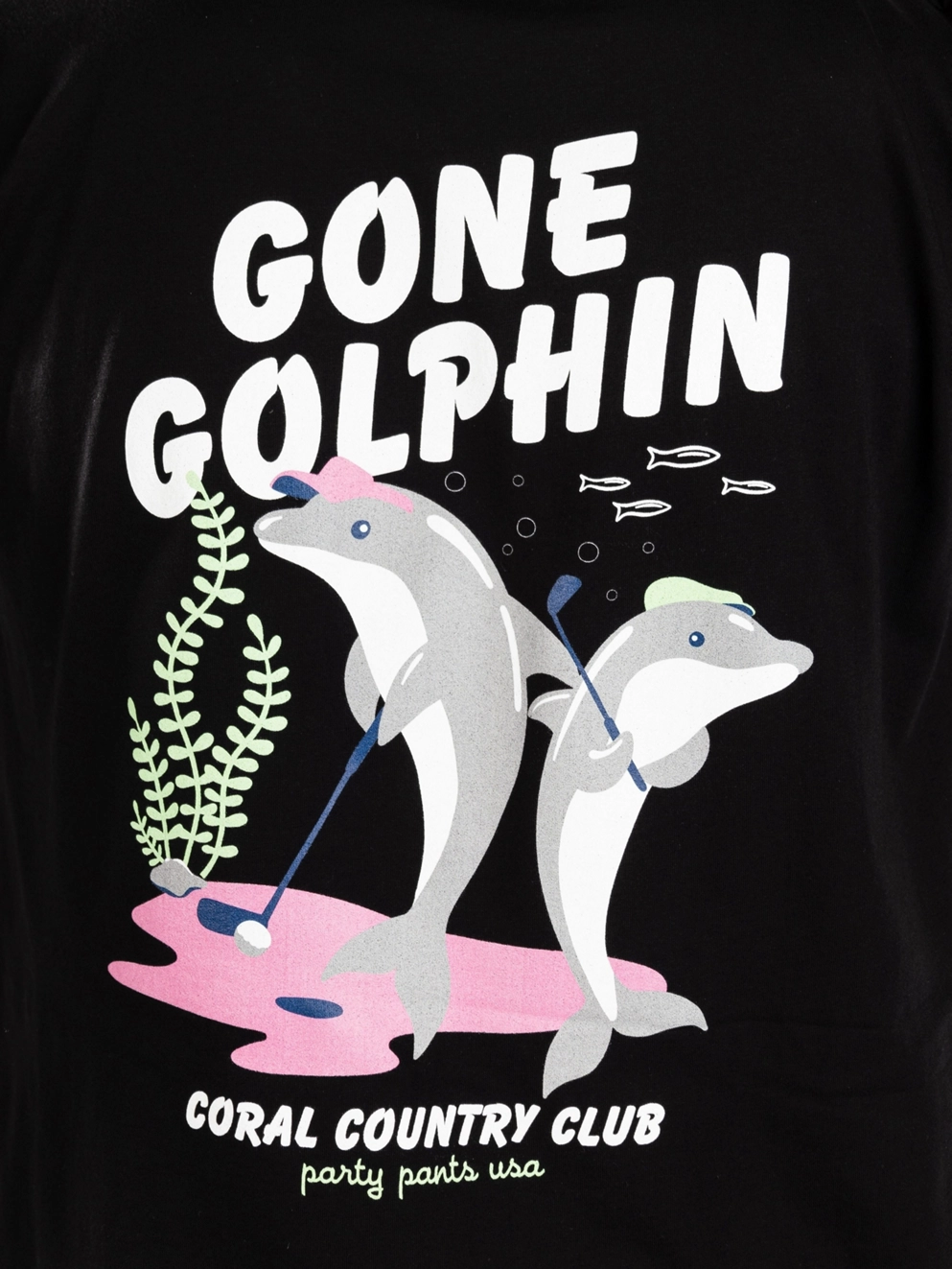 Party Pants Golphin'S T-Shirt black