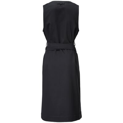 Damen-Wickelkleid, Schwarz