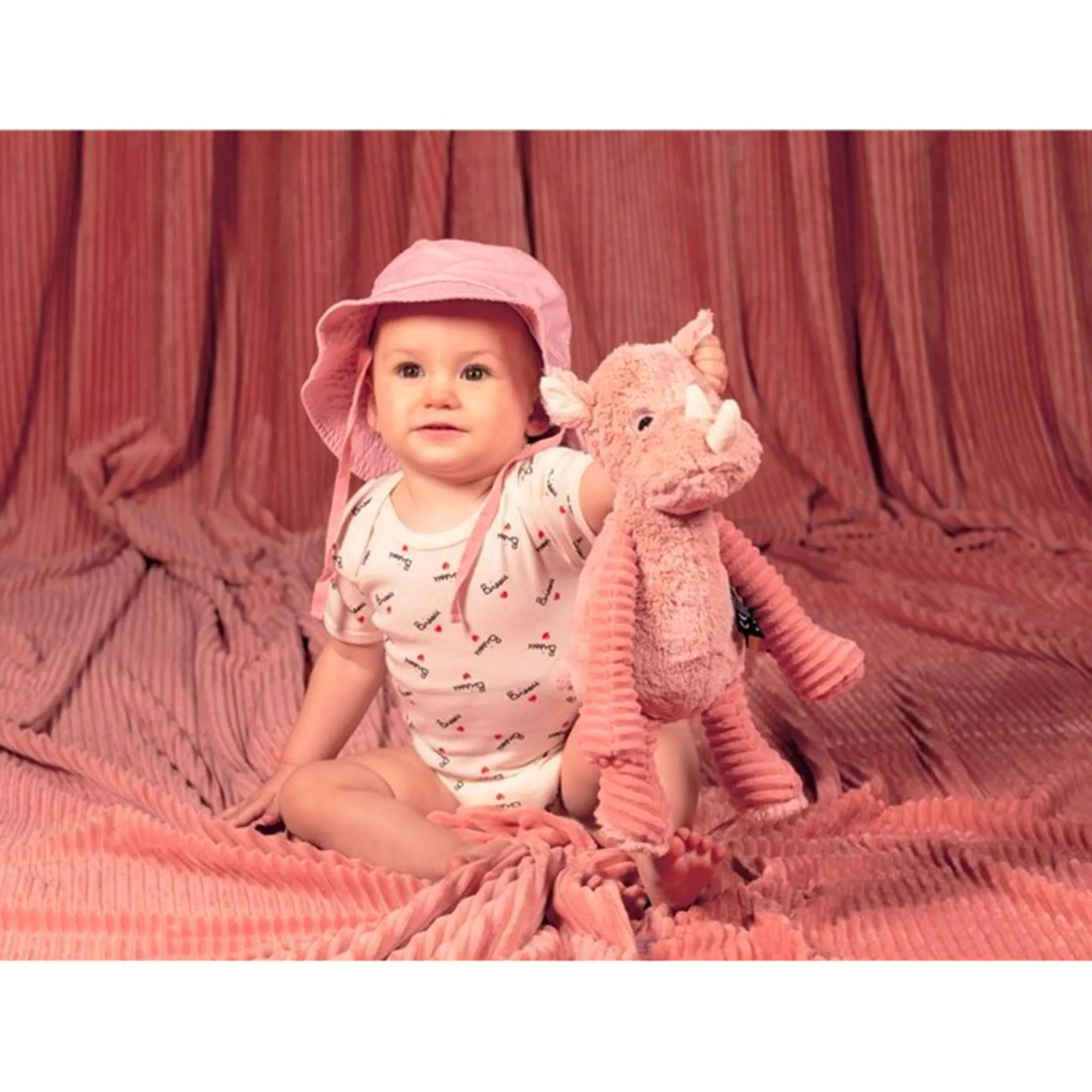 Les Déglingos Peluche Rhino Grobisou
