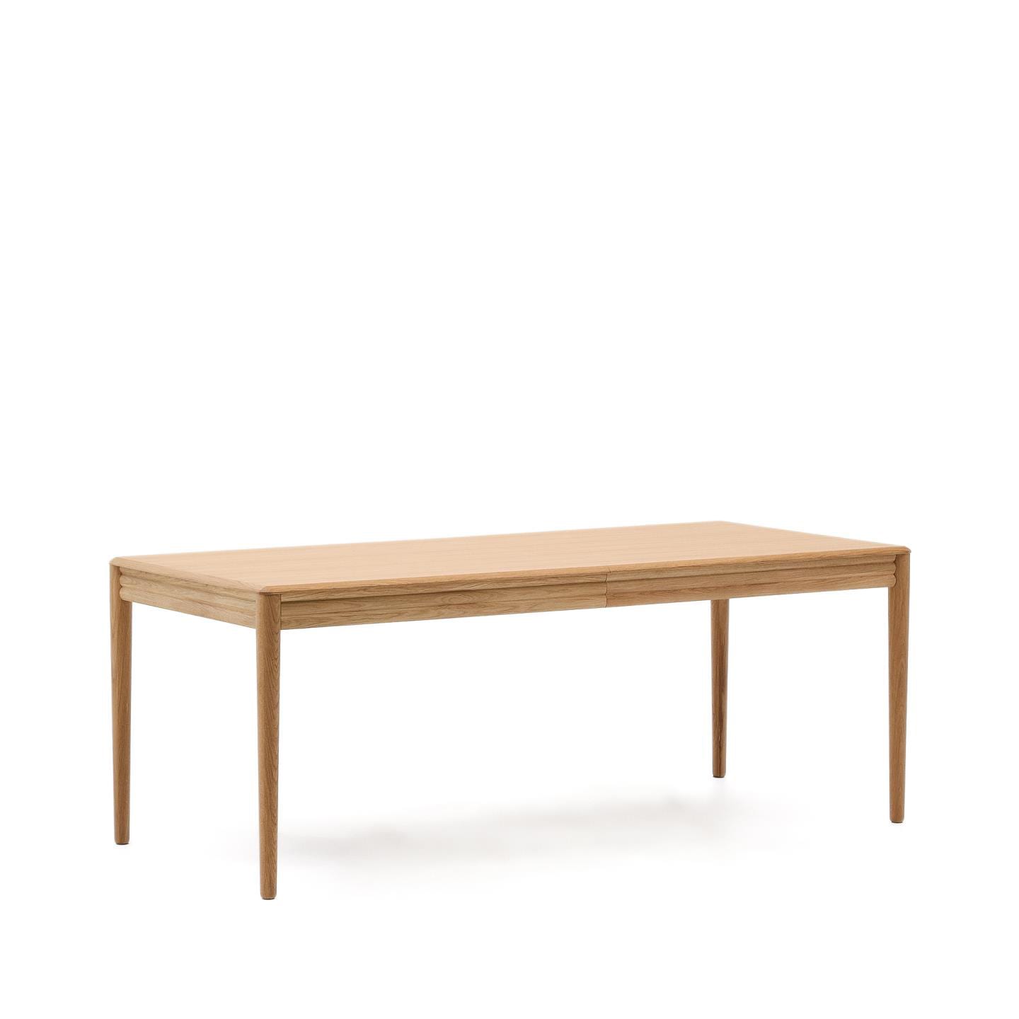 Kave Home Esstisch LENON 200(280) x 90 cm naturfarben