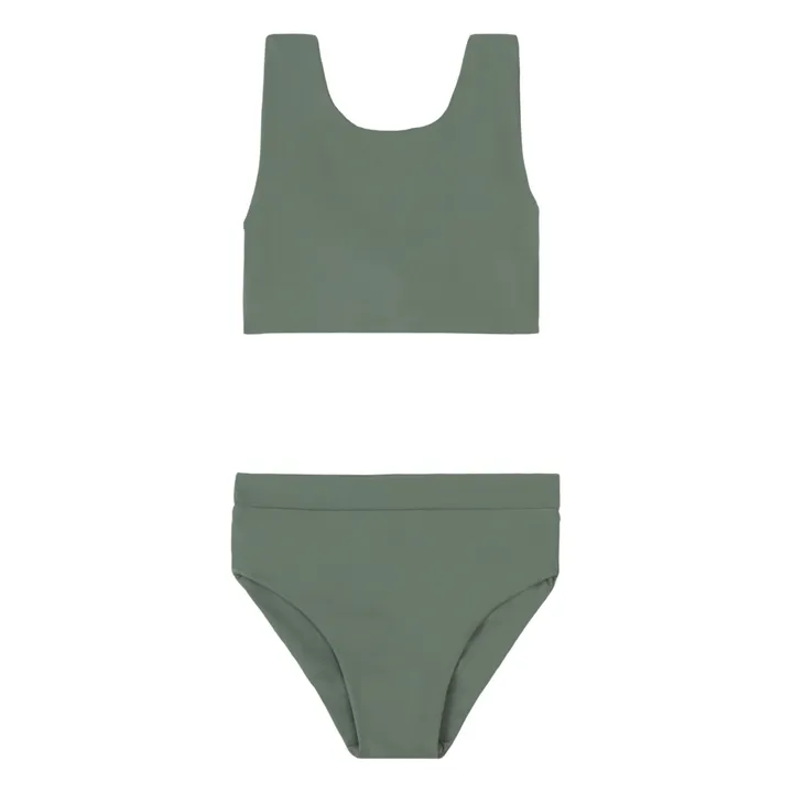 Ina Swim Maillot de Bain 2 pièces Matière Recyclée Arla | Vert foncé