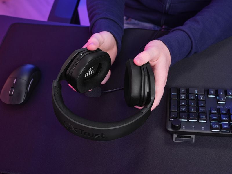 Trust Headset GXT492 Carus Schwarz Kabelgebundener Kopfhörer für mehrere Plattformen