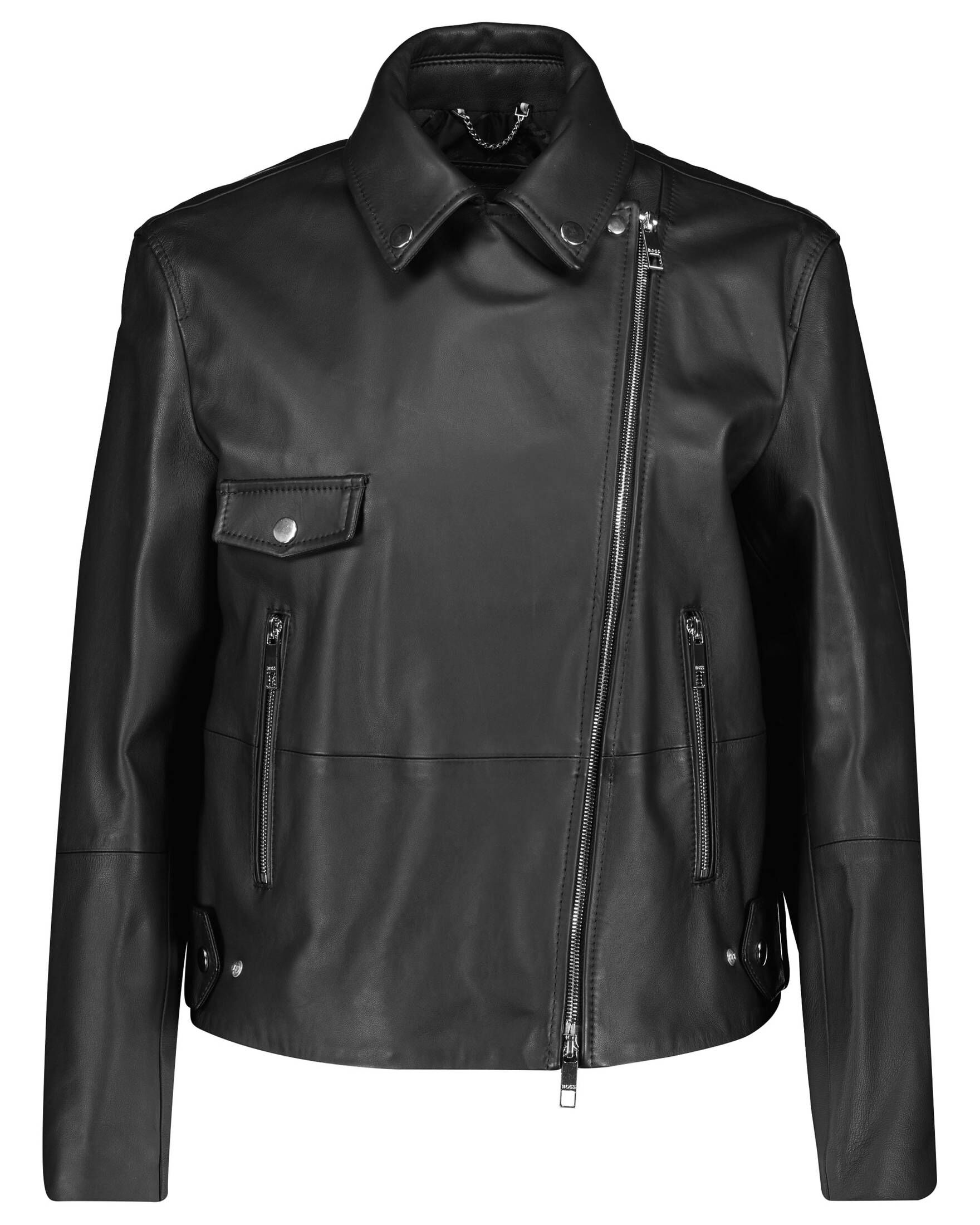 BOSS| Damen Lederjacke SAJINA Slim Fit