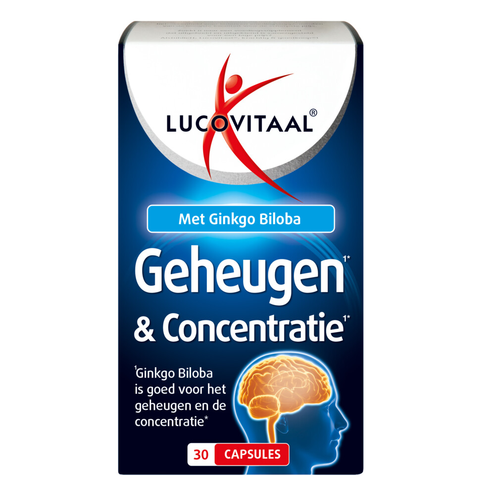 Lucovitaal Geheugen & Concentratie 30 capsules