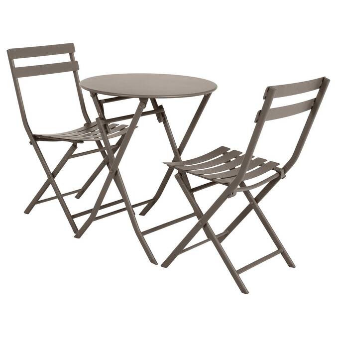 Table de jardin pliante ronde GREENSBORO Tonka