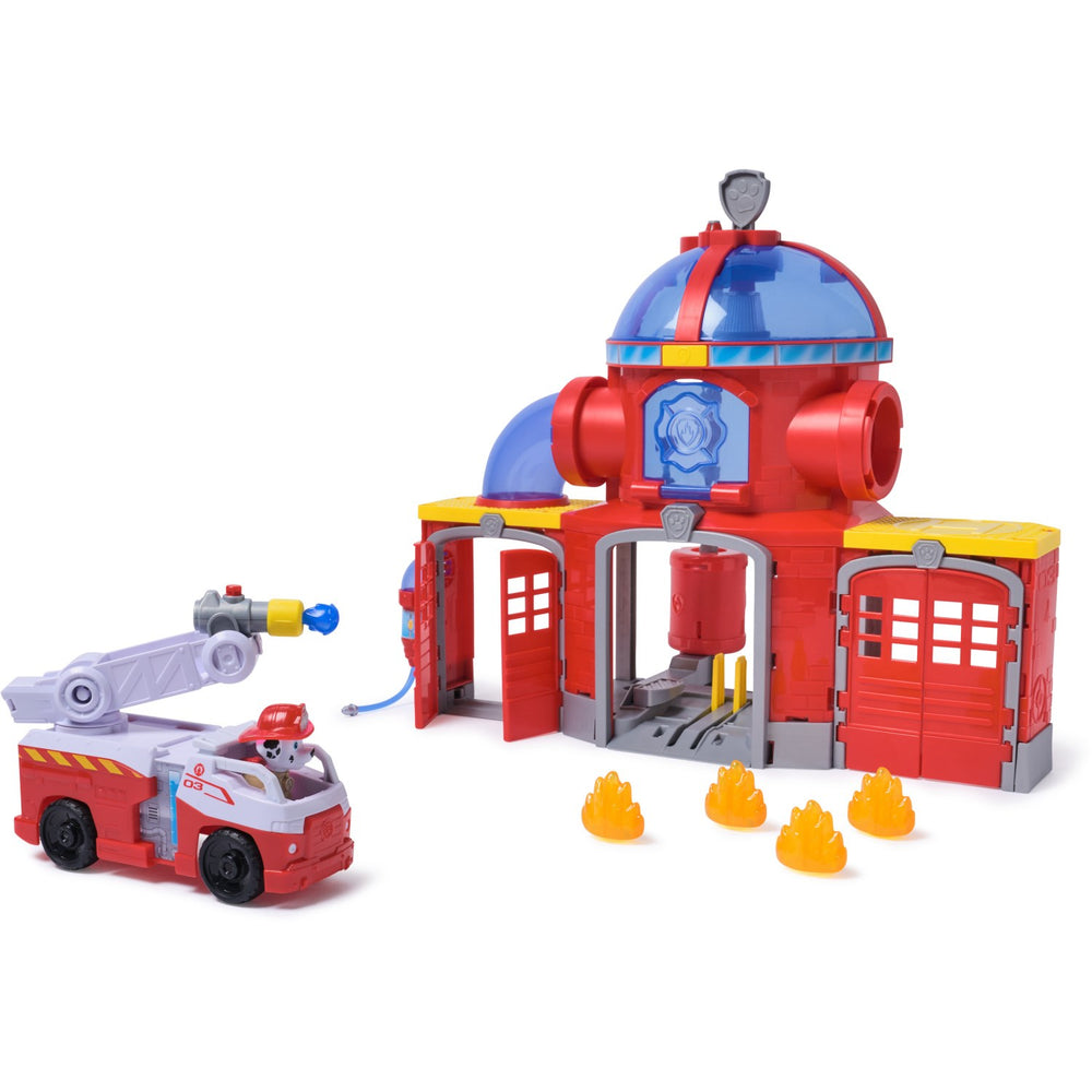 Køb Paw Patrol Brandredning Brandstation Sæt