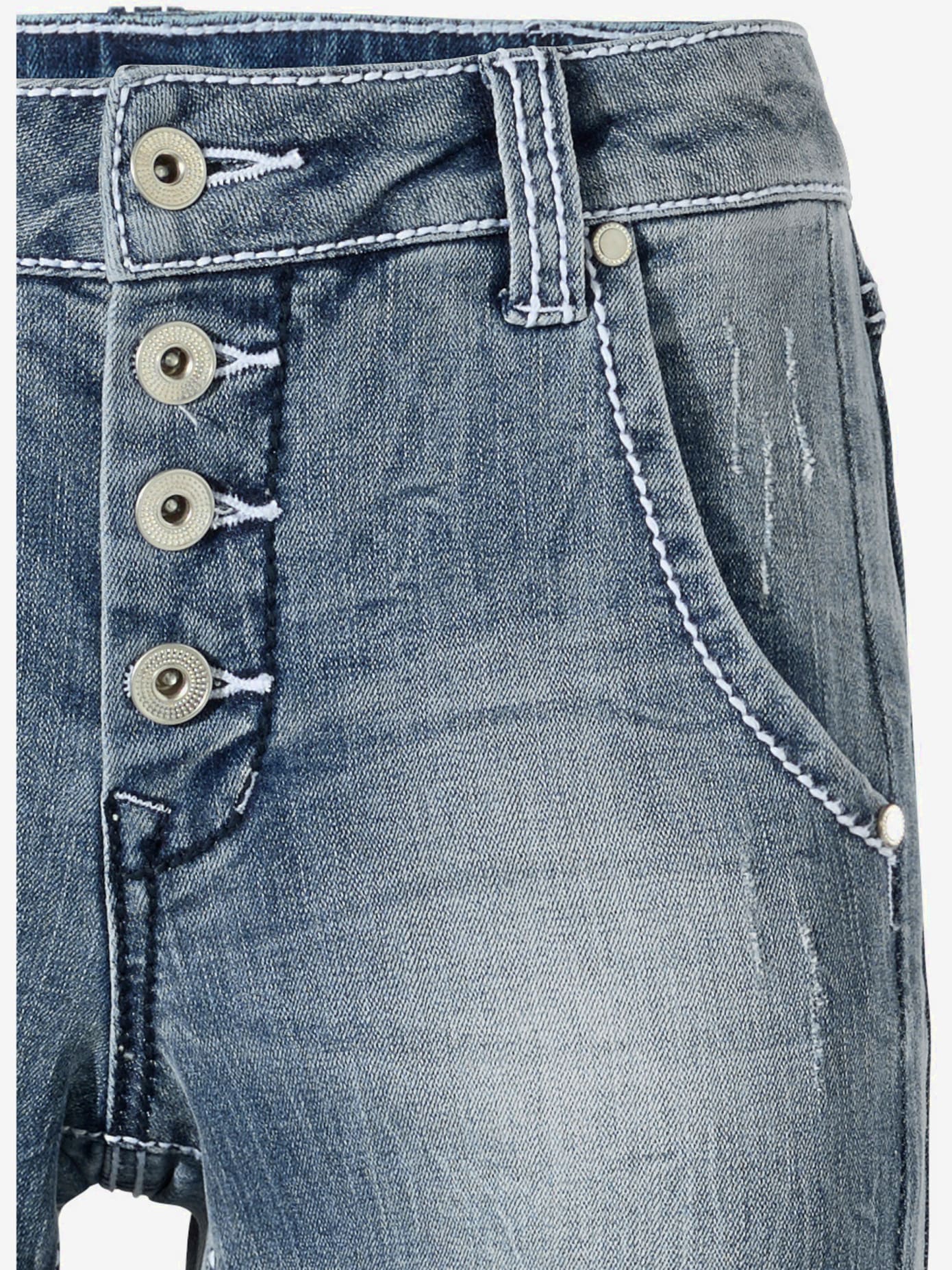 Jeans boyfriend coupe droite