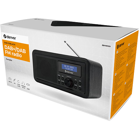 Denver DAB-30BLACK FM/DAB+ radio