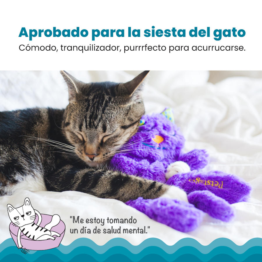 Almofada de Pelúcia Relaxante para Gatos Outward Hound Catstages Purr Pillow Kitty