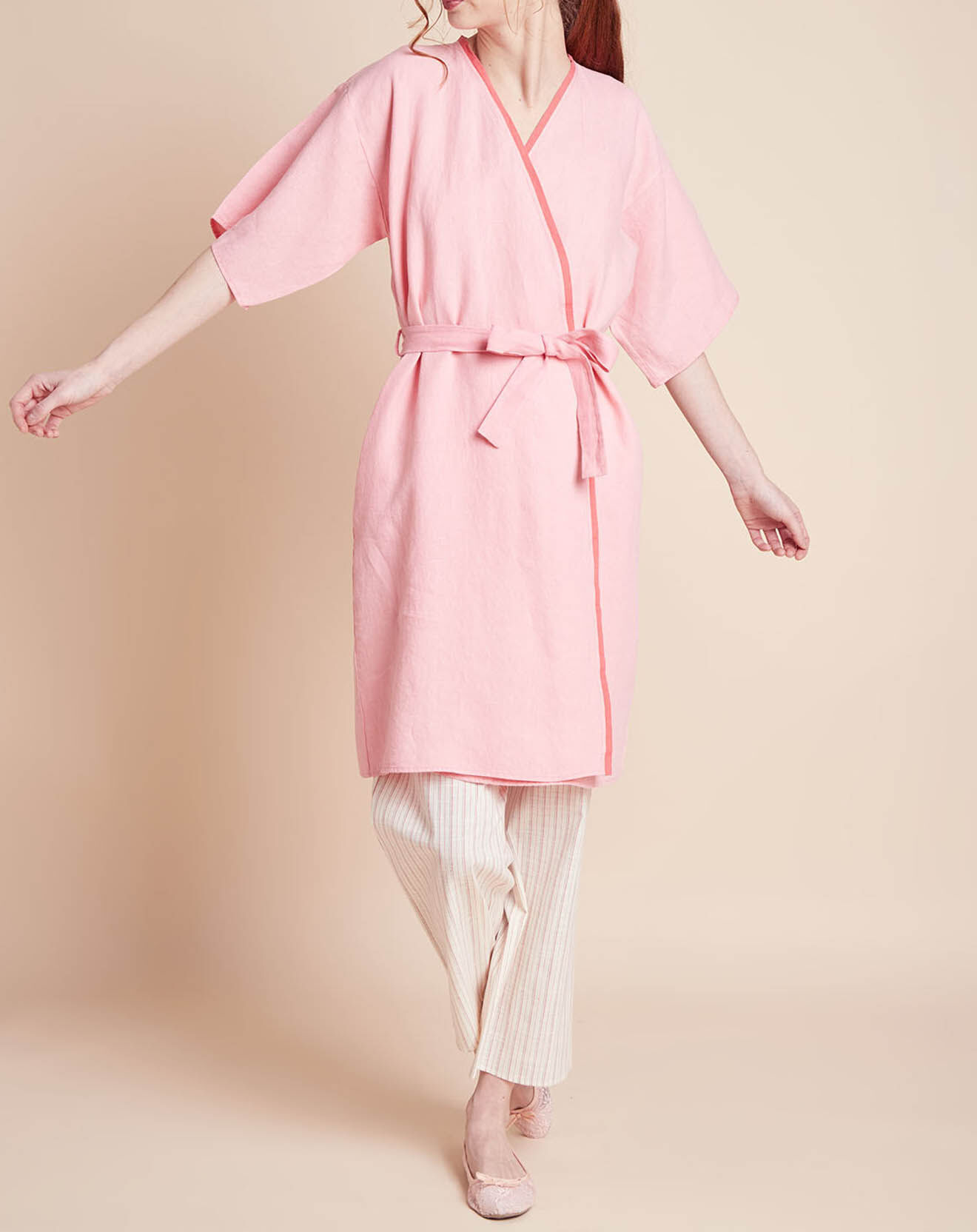 Le Chat Kimono Lorette fraise