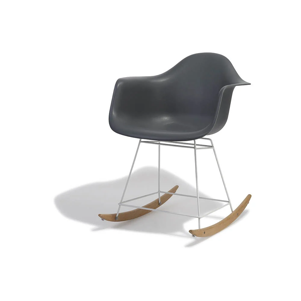 Fauteuil à bascule Anders gris anthracite