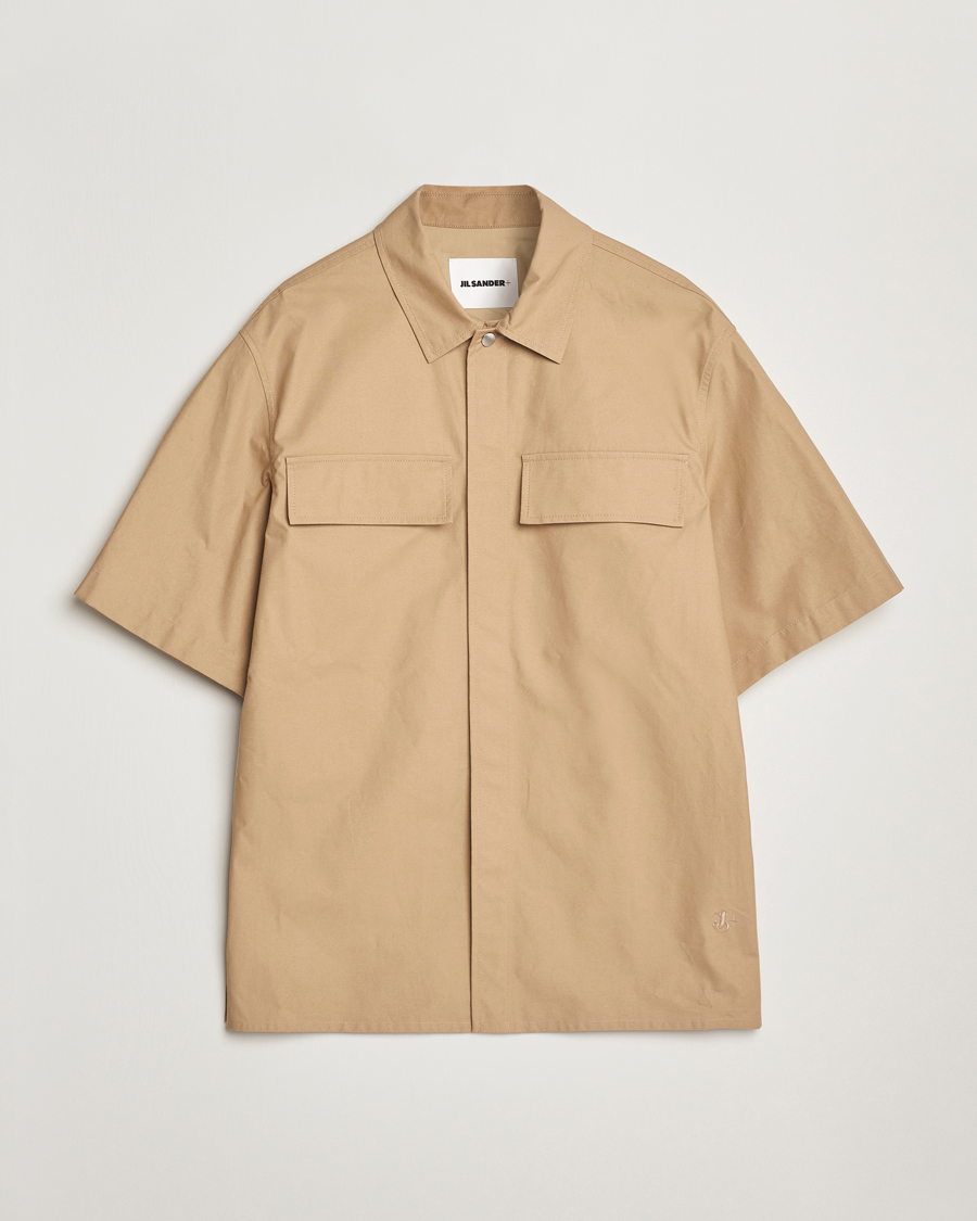 Jil Sander Short Sleeve Pocket Shirt Khaki