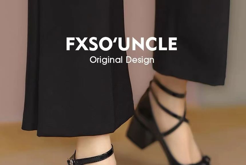 Gordong - Mary Jane pumps met blokhak