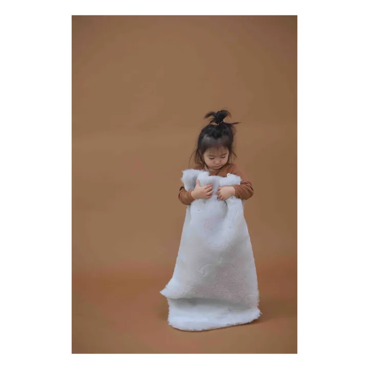 BINIBAMBA Peau de mouton poil court - 98x62 cm | Moon