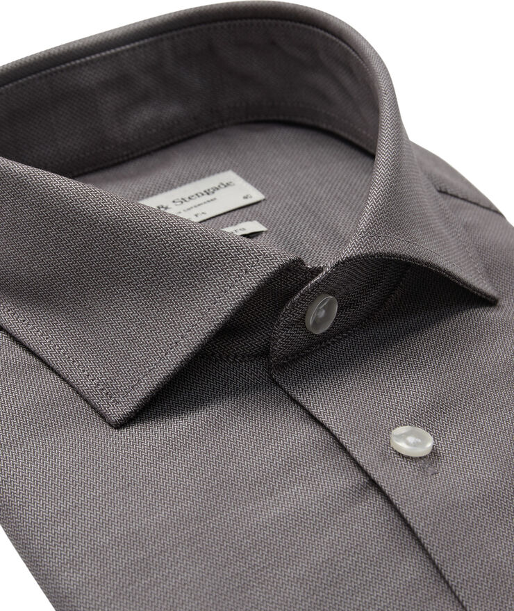 Bruun & Stengade BS Goran Slim Fit Shirt Brown