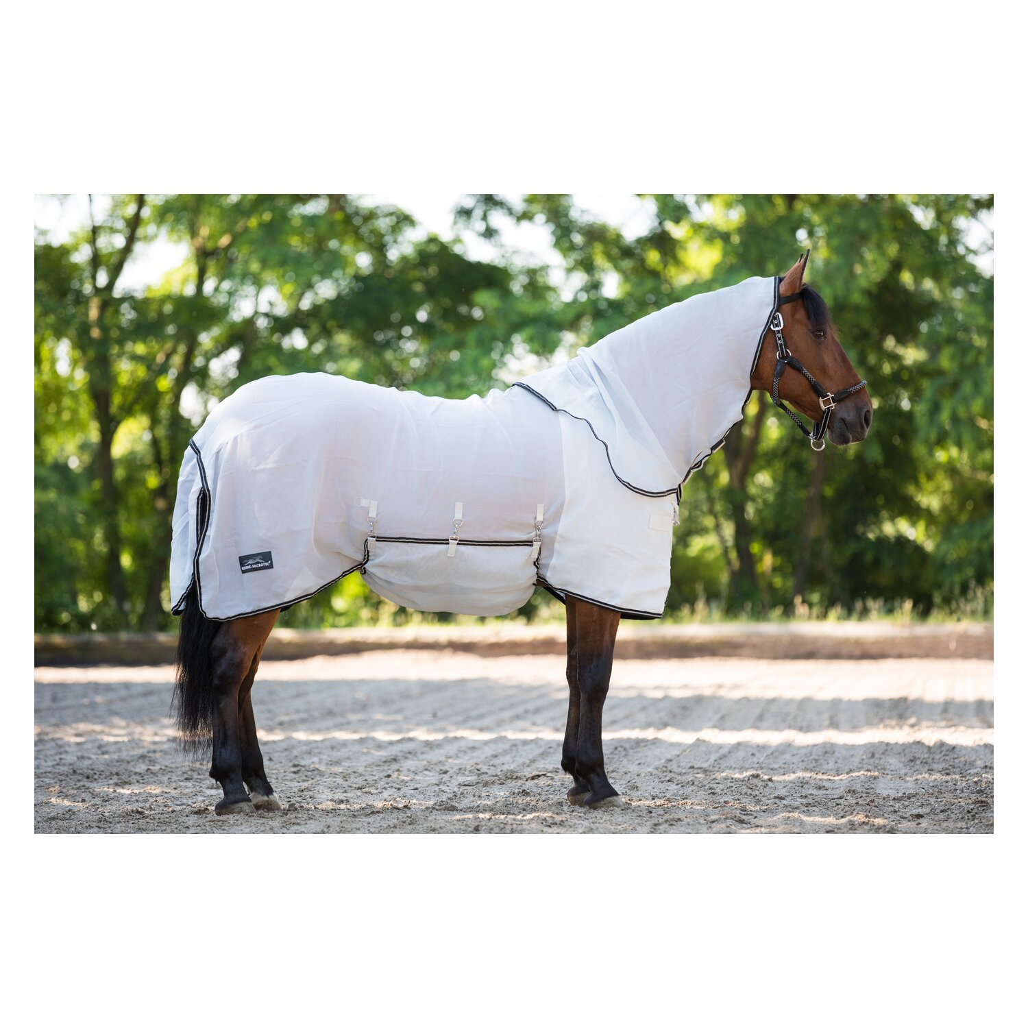 EQUINE-MICROTEC Outdoor-Fliegendecke SHIELD - silver